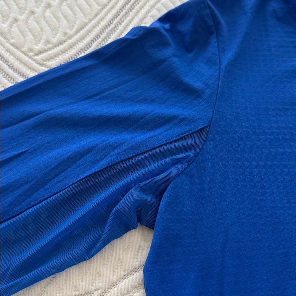 IBKUL Royal Blue Activewear Top - Picture 3 of 6